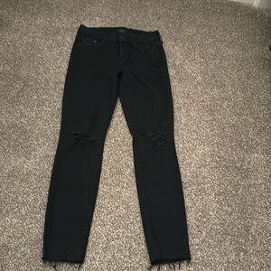 Mother looker ankle fray